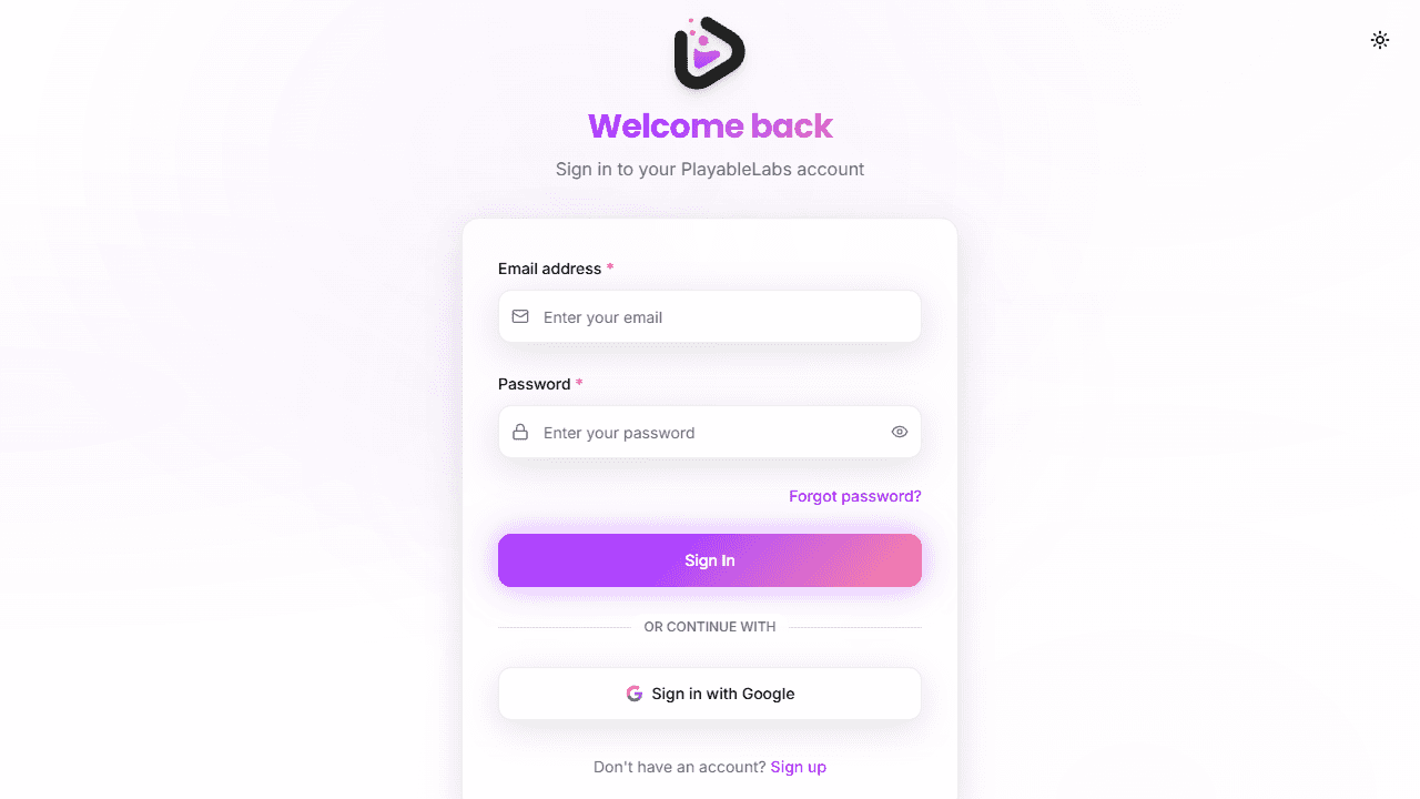 Login Page